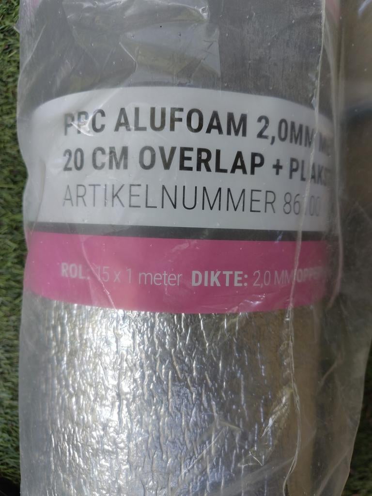 Ondervloer 1 rol 2mm, Ophalen, Nieuw, Minder dan 10 m², Overige typen