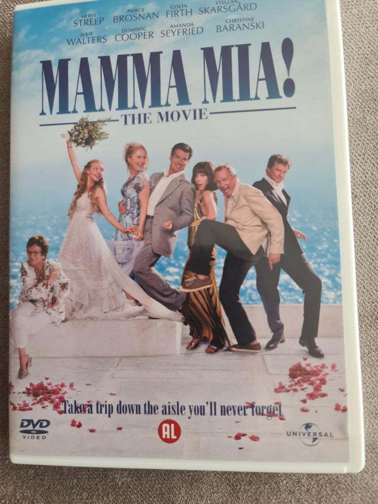 Mamma Mia! The Movie DVD - Musical met ABBA hits, Alle leeftijden, Ophalen of Verzenden, Gebruikt, Muziek en Concerten