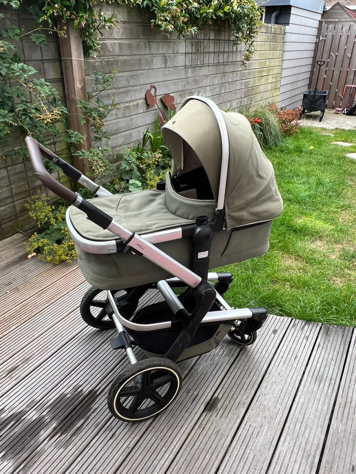 Joolz Day+ met voetenzak en regenkap (veiligheidsbeugel, Ophalen of Verzenden, Gebruikt, Kinderwagen, Overige merken