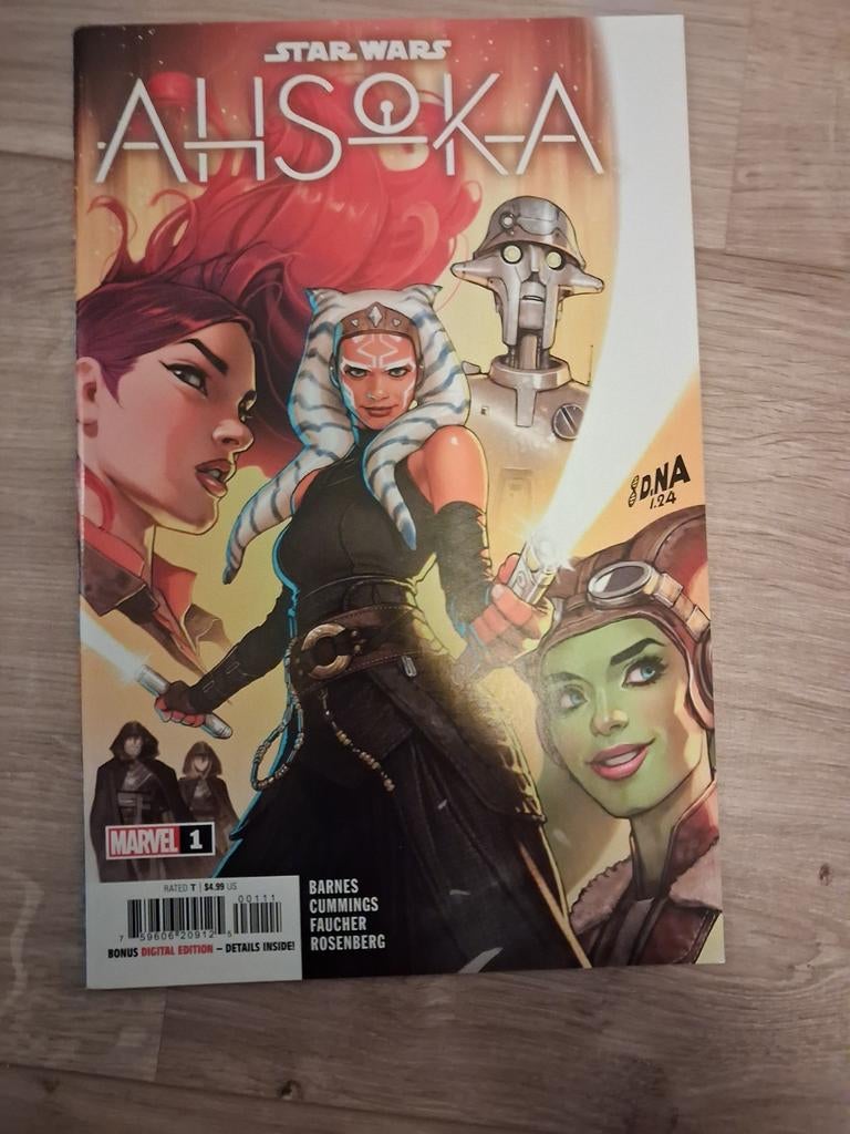 Star Wars Ahsoka Marvel Comic #1 - Nieuwstaat, Boeken, Eén comic, Amerika, Nieuw, Ophalen of Verzenden