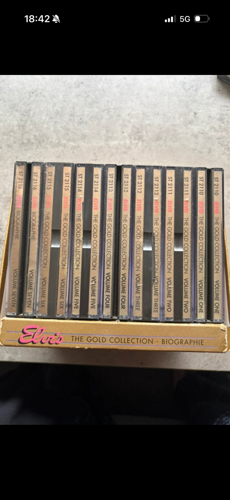 14 cd box elvis presley gold collection, Ophalen of Verzenden, Zo goed als nieuw