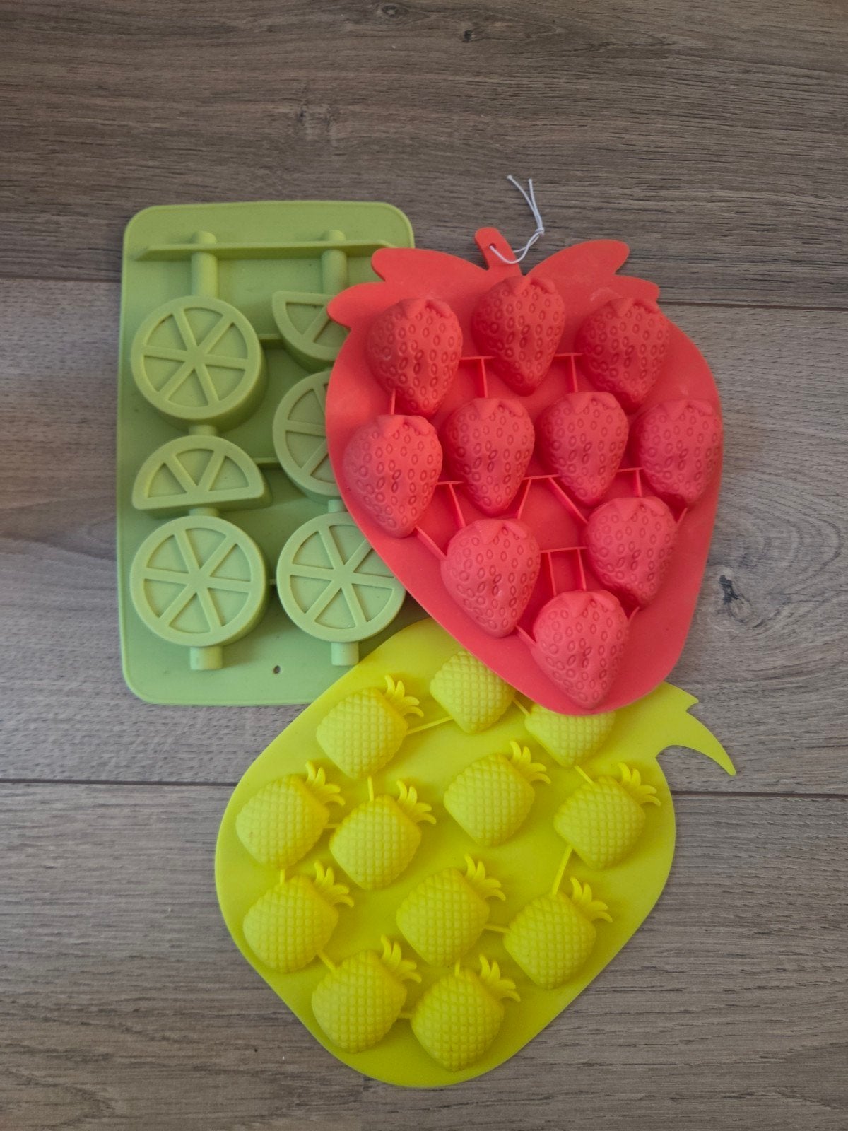 3 sets fruitfiguren mallen voor gipsen vazen, Ophalen of Verzenden, Gebruikt, Knutselmateriaal