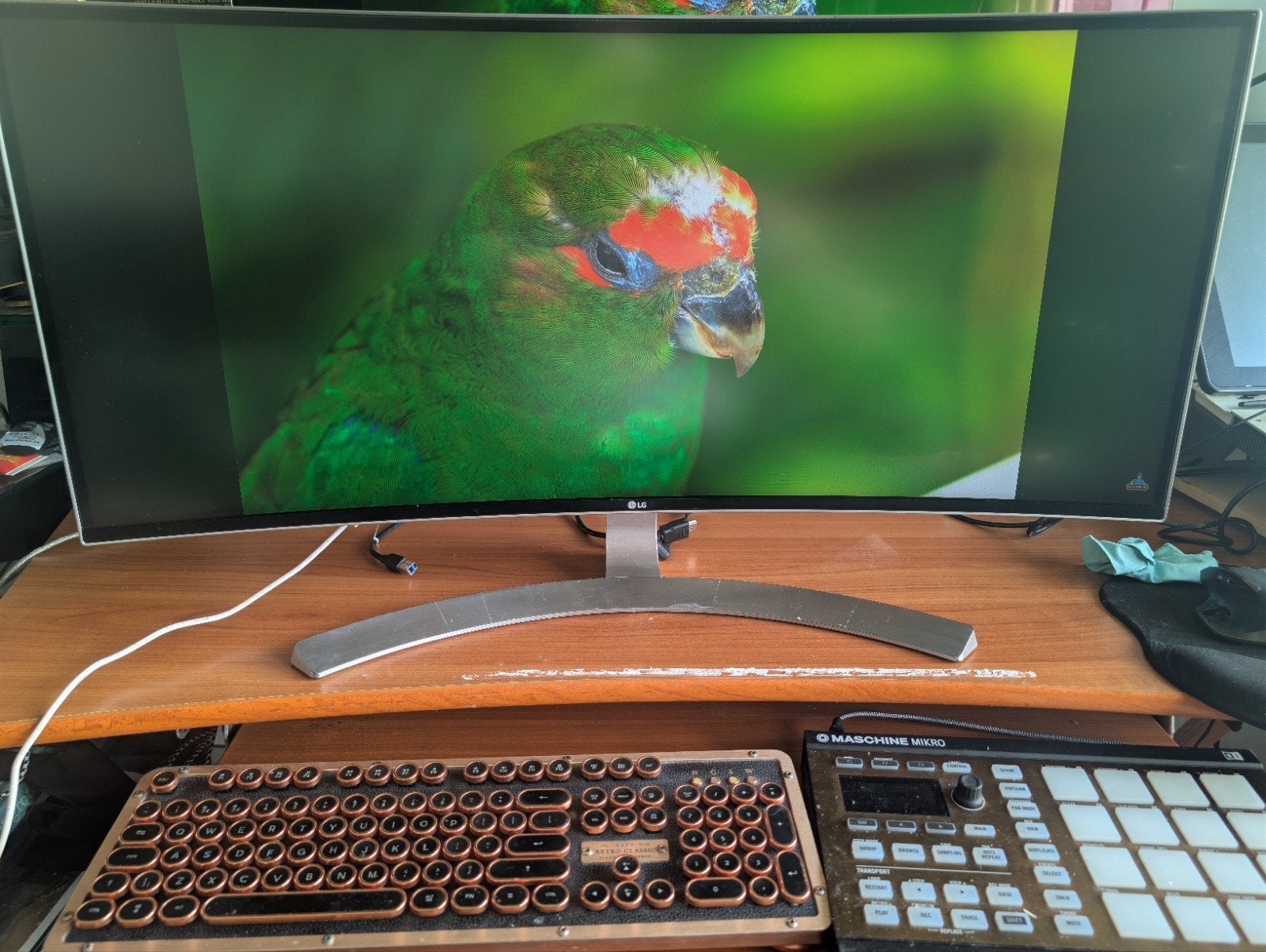 LG 34UC98-W Curved Ultrawide Monitor, Ophalen, Gebruikt, IPS, DisplayPort