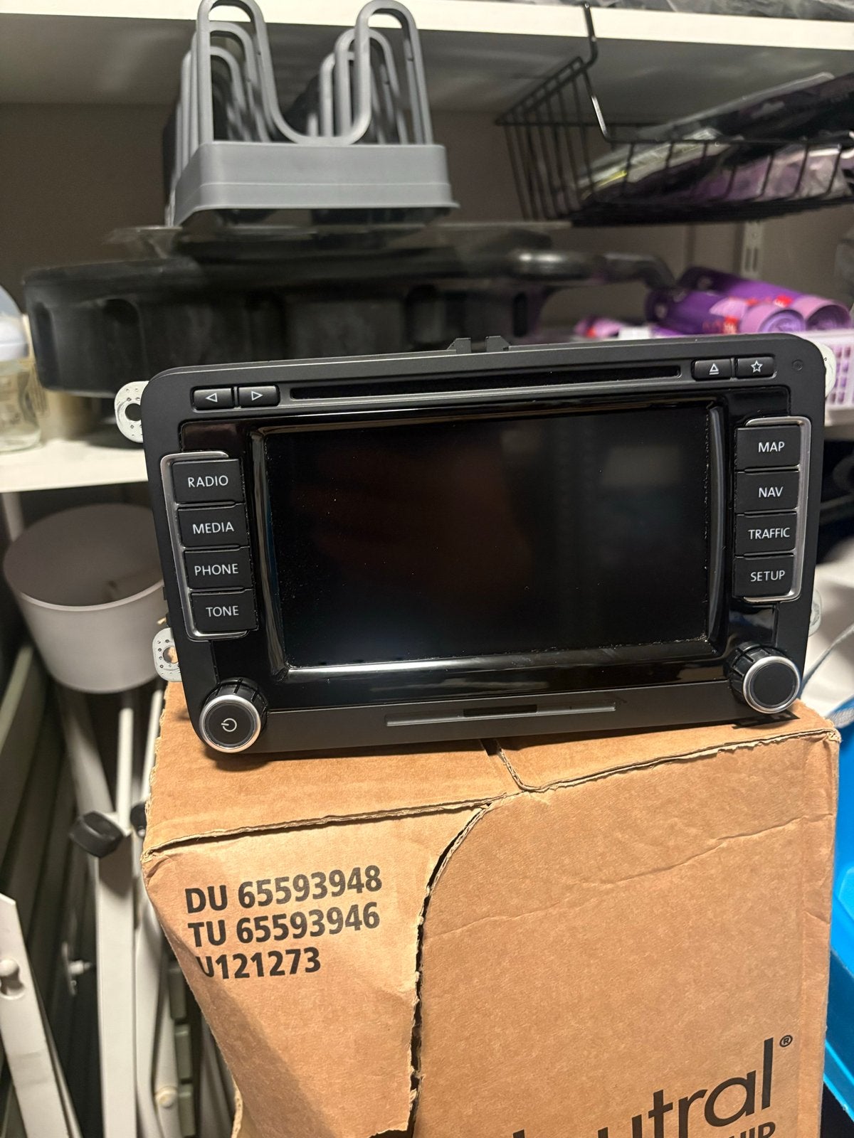 Originele VW radio, Ophalen of Verzenden, Gebruikt
