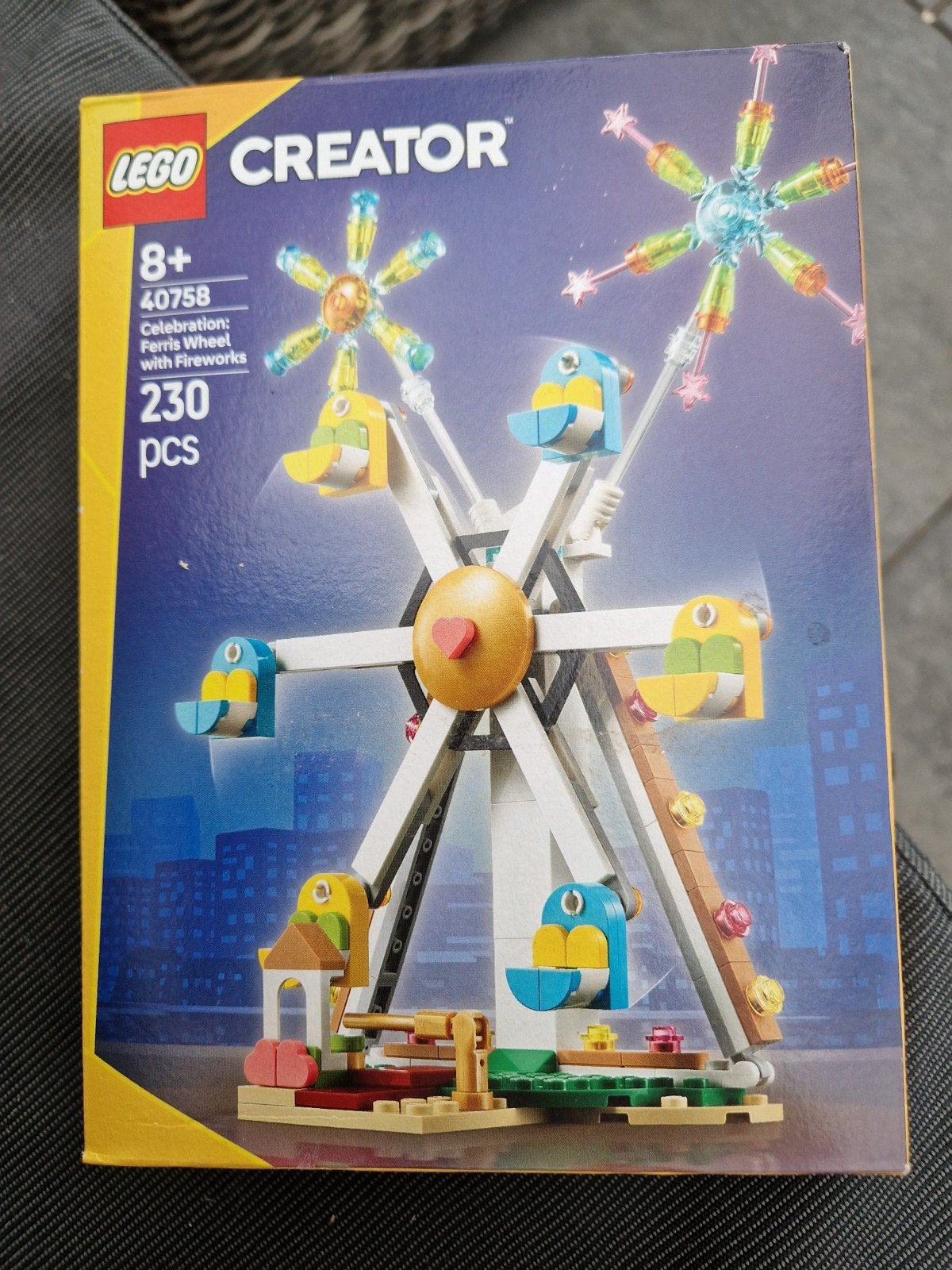 LEGO Creator 40758 Kermisrad met Vuurwerk - Nieuw in doos, Ophalen of Verzenden, Nieuw, Overige merken