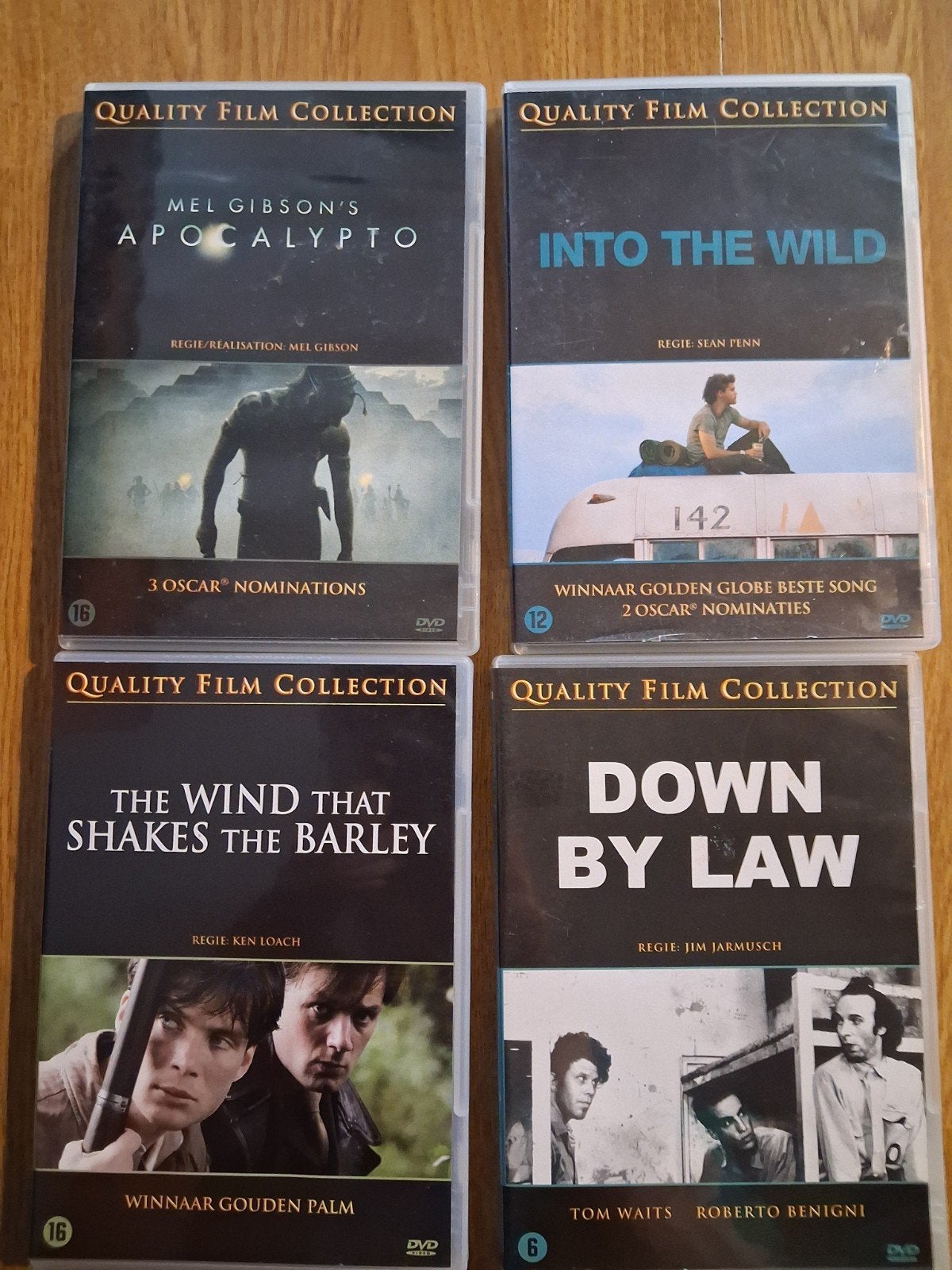 4 QFC DVD'S. O.A INTO THE WILD., Alle leeftijden, Ophalen of Verzenden, Gebruikt, Overige gebieden