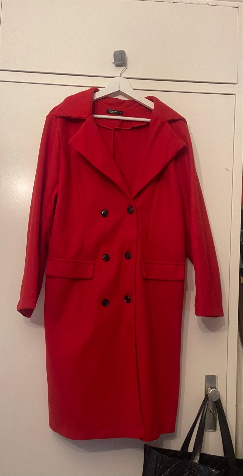 Rode Shein jas maat XL, nooit gedragen, Ophalen, Nieuw, Maat 46/48 (XL) of groter, Rood