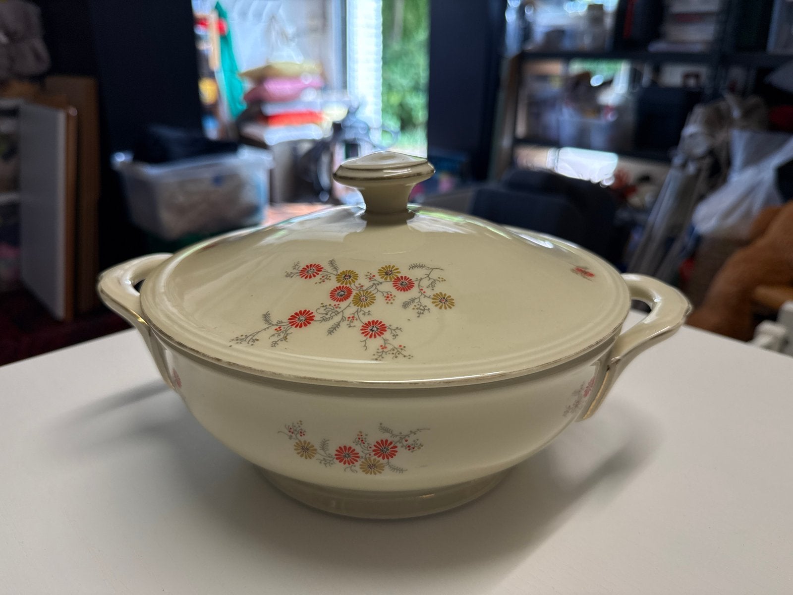 Vintage Winterling Bavaria soepterrine bloemdecor, Antiek en Kunst, Ophalen