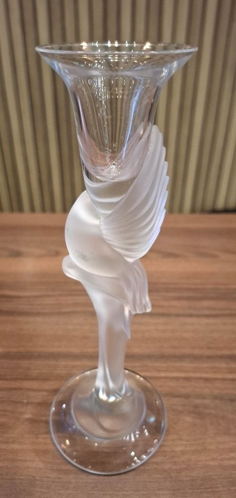 Fabergé kandelaar, serie Snow Dove, Ophalen of Verzenden, Zo goed als nieuw, Kristal, Glas of Glazen