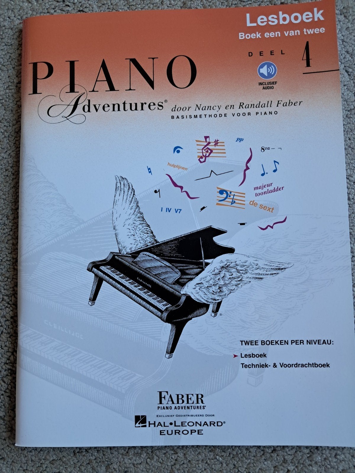 Piano Adventures Lesboek Deel 4 - Basismethode, Klassiek, Les of Cursus, Nieuw, Ophalen of Verzenden