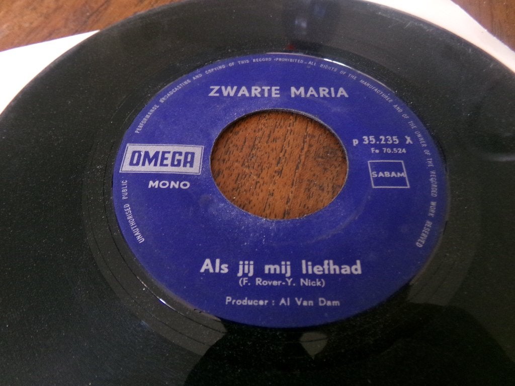 Zwarte Maria ‎– Als Jij Mij Liefhad / Het Moest Maar Zo Goed, Cd's en Dvd's, Vinyl Singles, Ophalen of Verzenden, 1960 - 1969