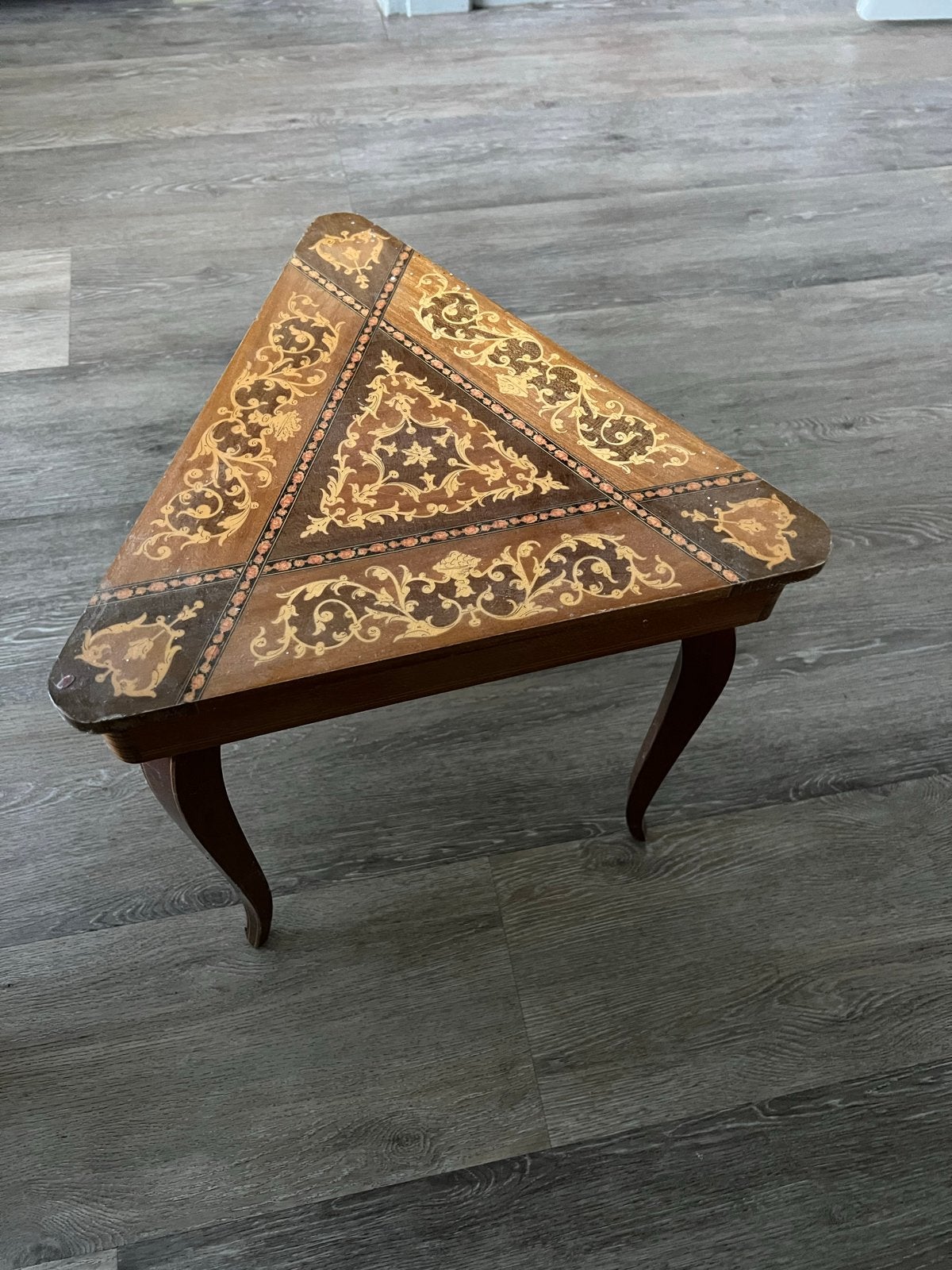 Antieke Naaidoos / Speeldoos met Marqueterie, Ophalen