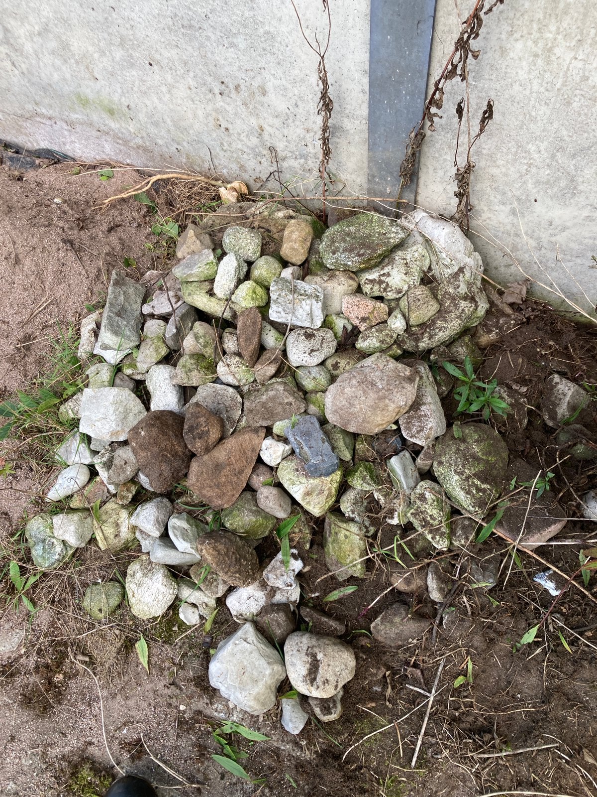 Veldkeien gratis afhalen, Tuin en Terras, Ophalen, Gebruikt, Kei
