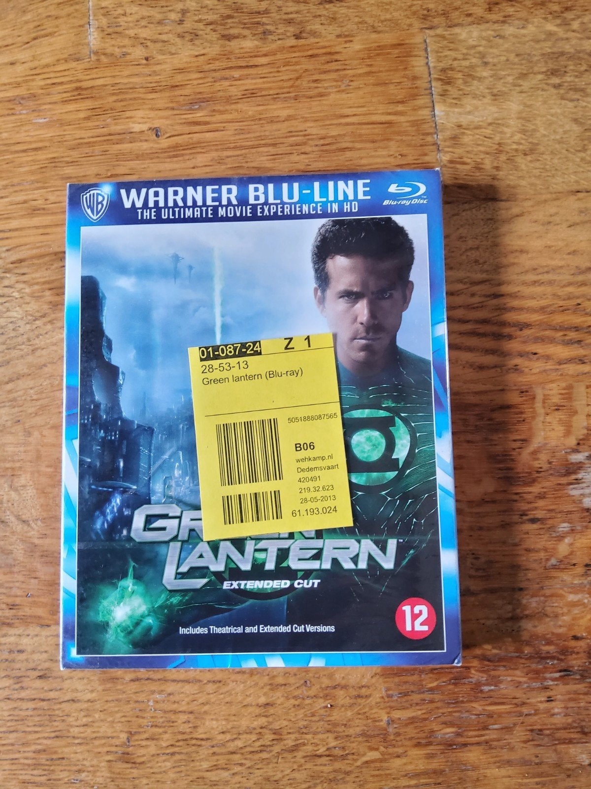 Green Lantern Blu-ray - Extended Cut (Warner Blu-Line), Inclusief extra's, Film, Science Fiction en Fantasy, Ophalen of Verzenden