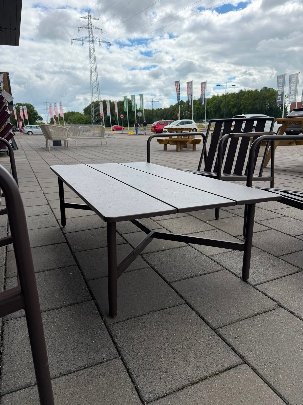 KARWEI Maxime Nieuwe ongebruikte tuintafel in doos, Tuin en Terras, Ophalen, Nieuw, Rechthoekig, Metaal