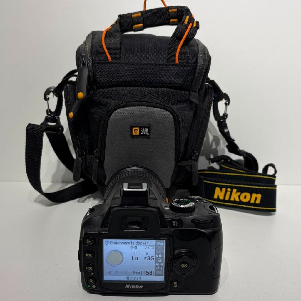 Nikon D60 Spiegelreflex Camera + Nikon Lens 18-200mm 1,3-5.5, Audio, Tv en Foto, Fotocamera's Digitaal, Spiegelreflex, Ophalen of Verzenden