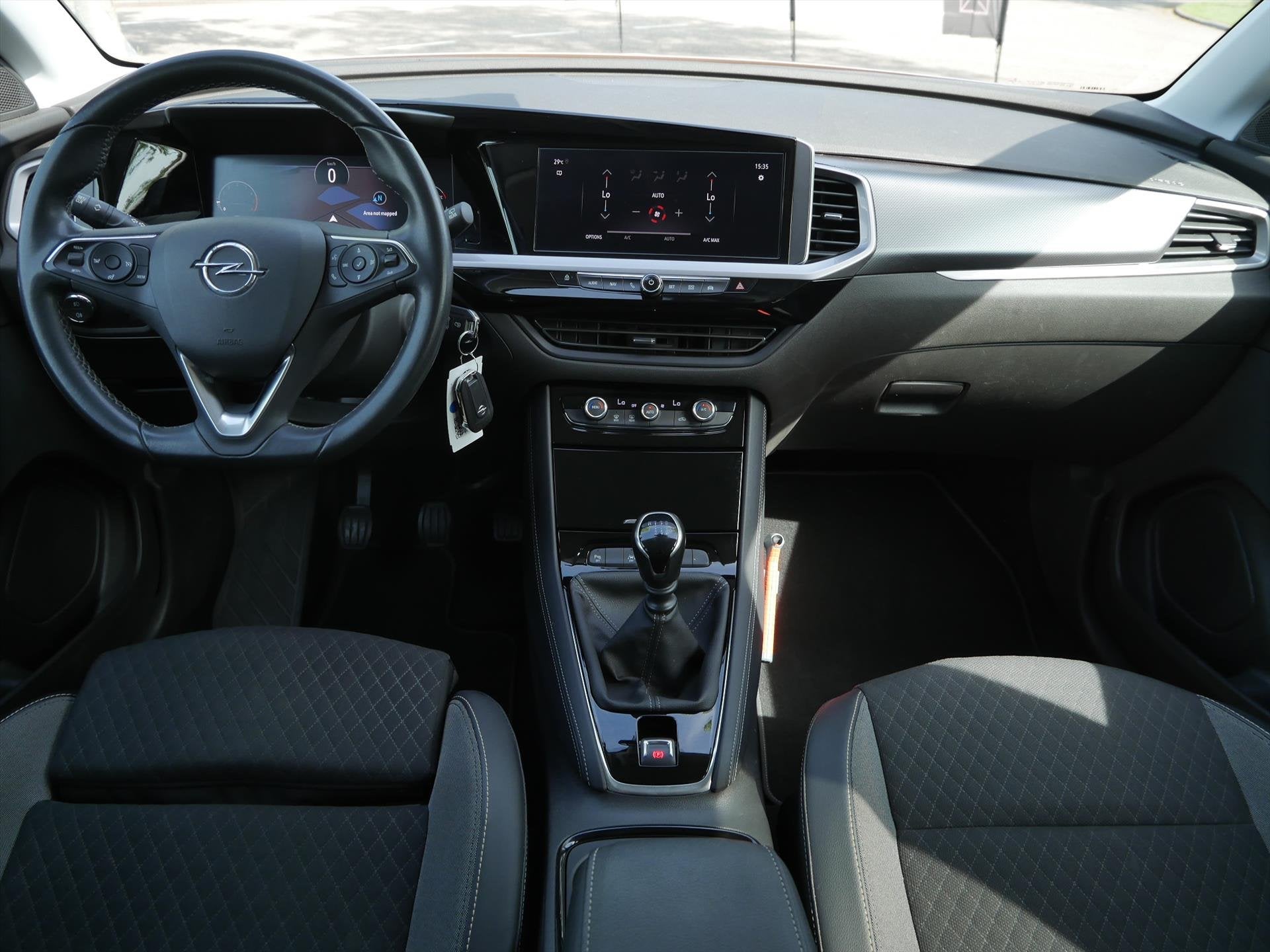 OPEL Grandland 1.2 Turbo 130pk S&S Business Elegance | Navi, Auto's, 12 maanden, Stof, Gebruikt, 1199 cc