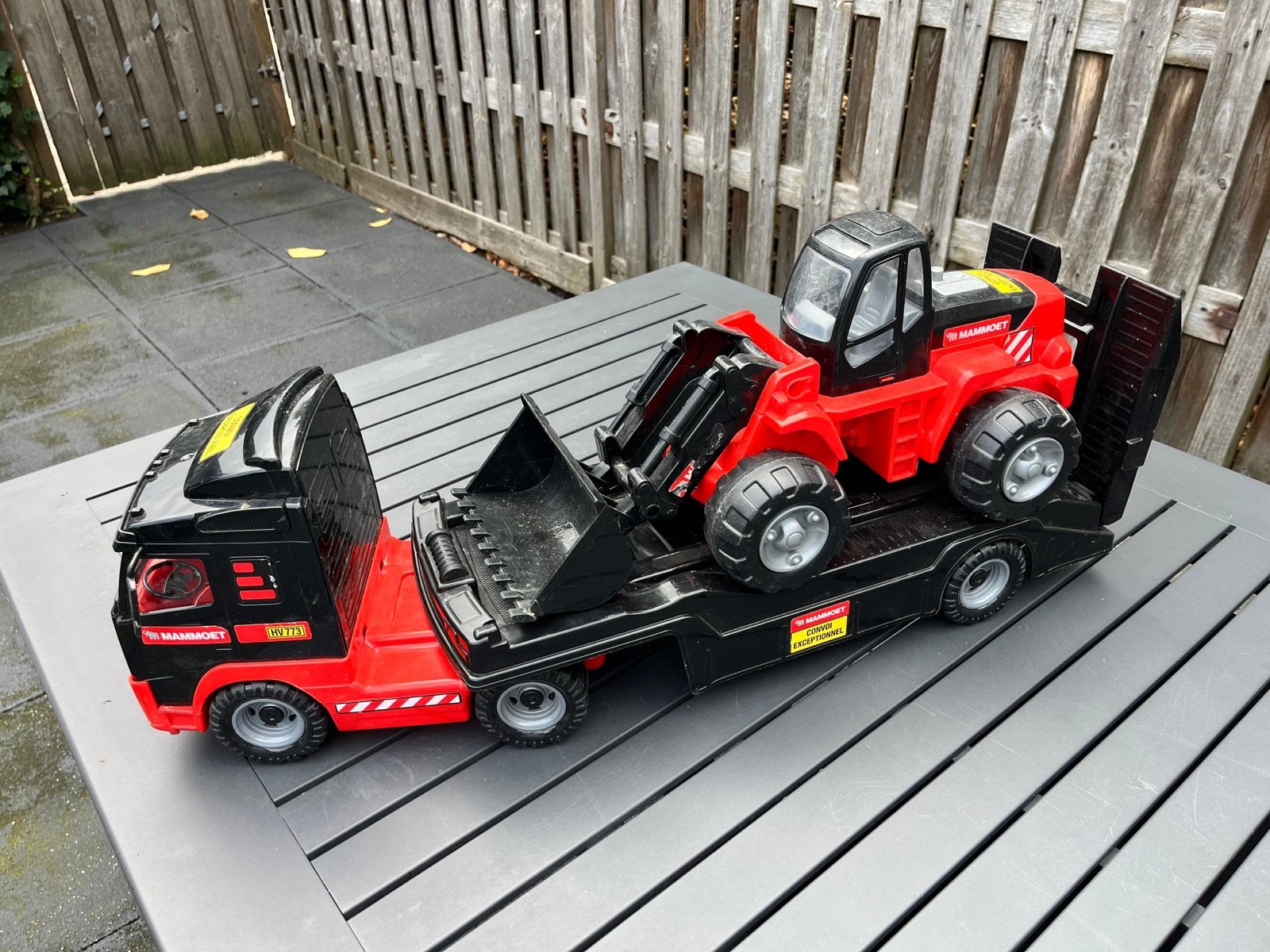 Mammoet vrachtwagen met shovel speelgoed, Ophalen, Zo goed als nieuw
