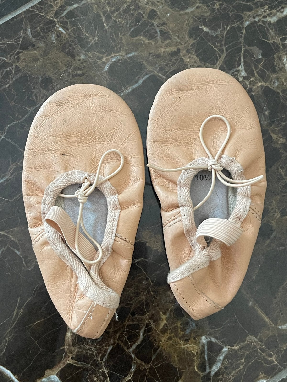 Roze leren Papillon kinder balletschoenen maat 10,5, Ophalen of Verzenden, Gedragen, Roze, Dansschoenen
