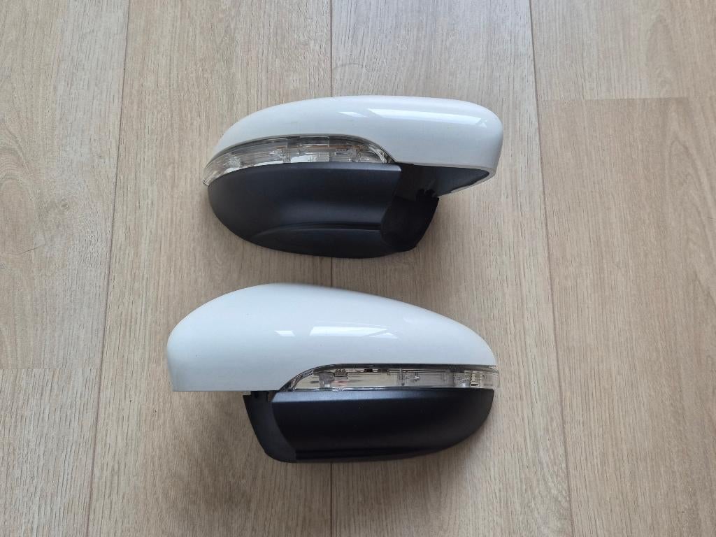 Volkswagen Golf 6 Spiegelkappen L+R Candy Weiss (LB9A), Auto-onderdelen, Ophalen of Verzenden, Gebruikt, Volkswagen