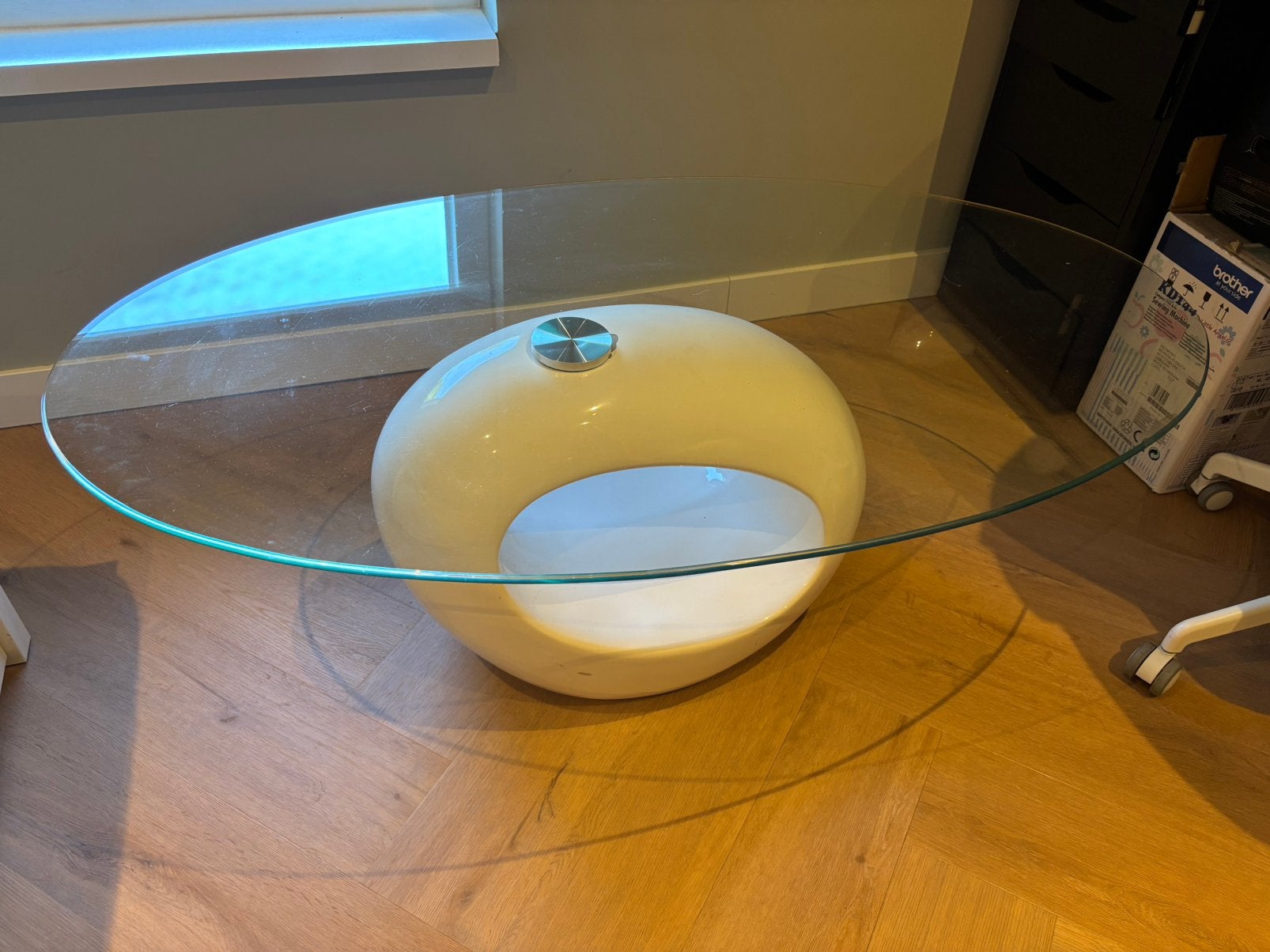 Retro moderne salontafel, Huis en Inrichting, Tafels | Salontafels, Ophalen, 100 tot 150 cm, Modern / retro, 50 tot 100 cm