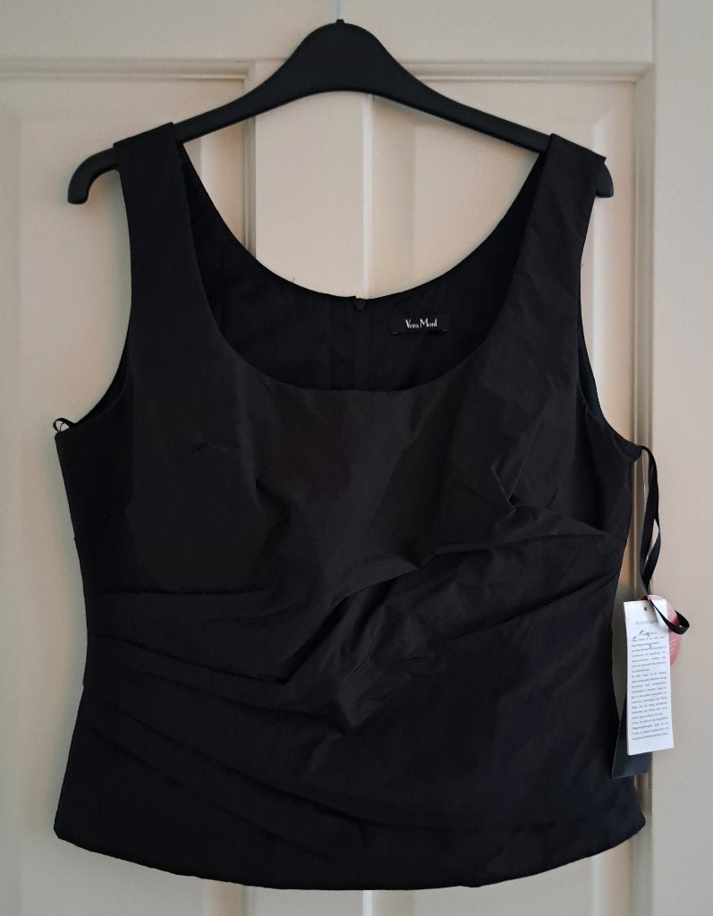 Vera Mont top zwart chic maat 40 – nieuw met label art 50403