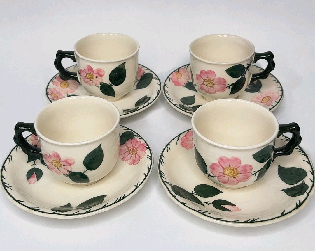 villeroy & boch Wild Rose koffiekop en schotel, Ophalen