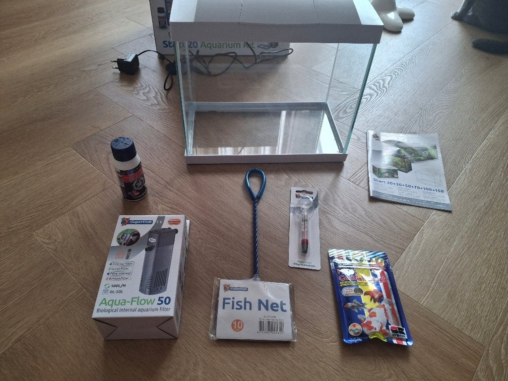 Aquarium met led verlichting, Ophalen of Verzenden, Inclusief controller, Gebruikt, Leeg aquarium