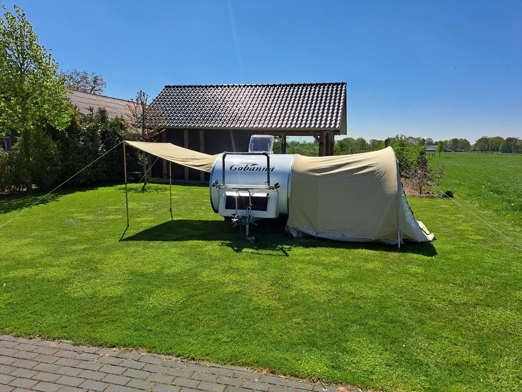 Gobanna 1500 B Mini Caravan - Compact en Compleet, Overige merken, Tot en met 2, Overige, Luifel