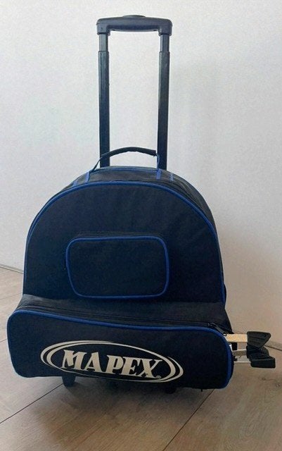 Mapex Snaredrum met rolkoffer en statief, Mapex Drums, Zo goed als nieuw, Mapex Europe, Postbus 123, 1000 AB Amsterdam, Info@mapex.eu