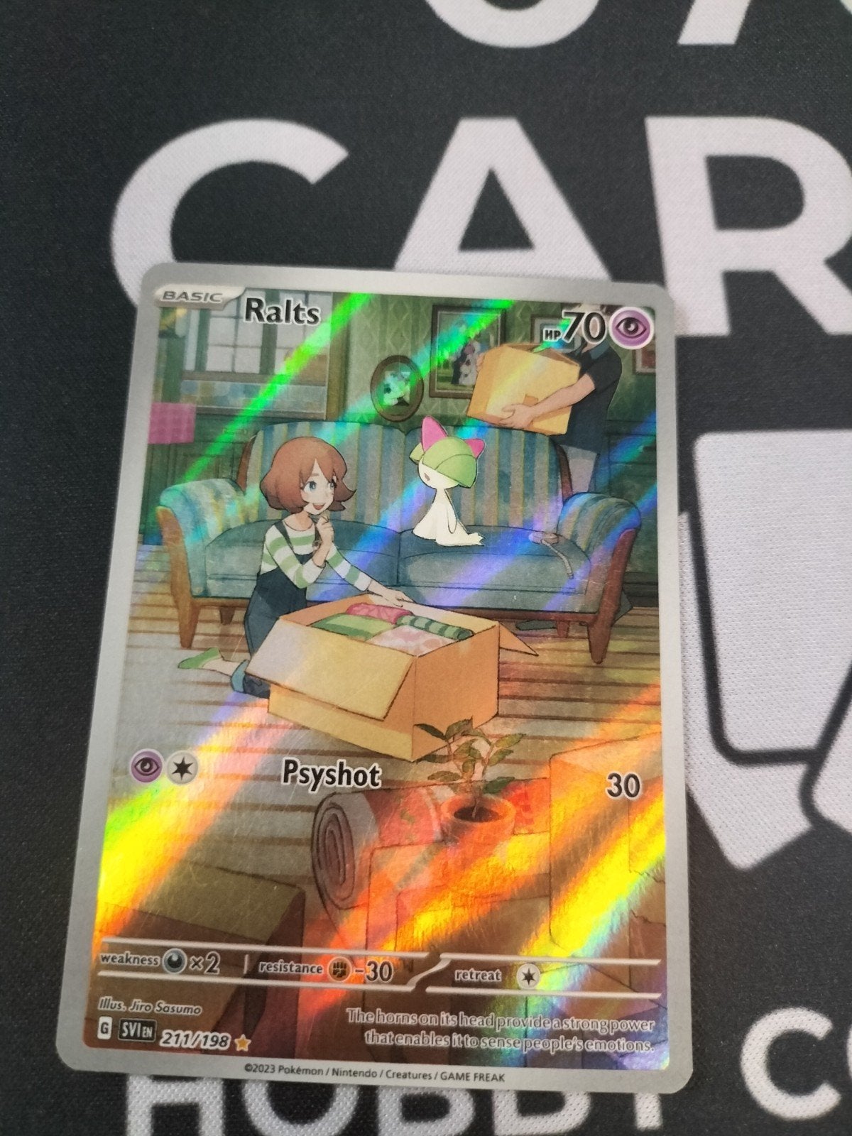Pokémon Kaart Ralts (SV1EN 211/198) - Zo goed als nieuw, Ophalen of Verzenden, Zo goed als nieuw, Losse kaart, Foil