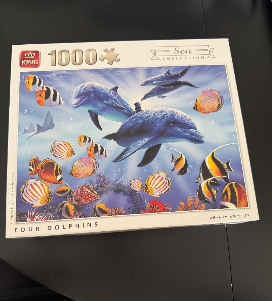 Puzzel sea collection 1000 stukjes, Hobby en Vrije tijd, Denksport en Puzzels, Ophalen of Verzenden, 500 t/m 1500 stukjes, Nieuw