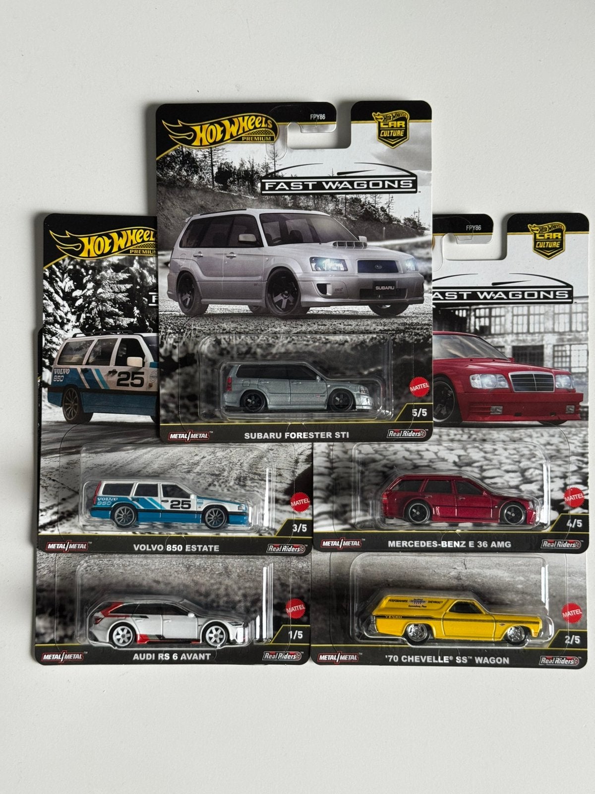 Hot Wheels Premium Fast Wagons complete set, Ophalen of Verzenden, Nieuw, Auto