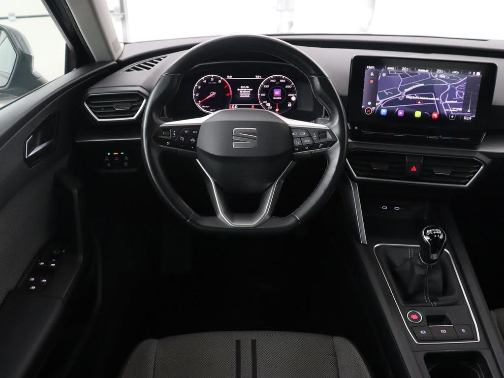 SEAT Leon 1.0 TSI Style Intens | Trekhaak | Camera | Carplay, Auto's, Adaptive Cruise Control, Stof, Gebruikt, Leon