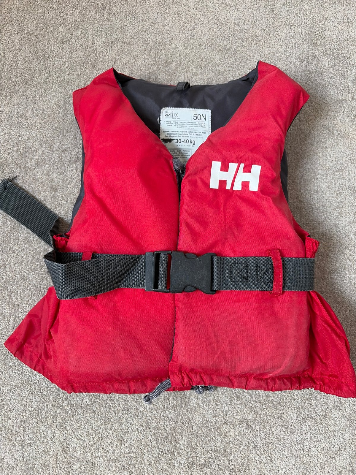 Helly Hansen Reddingsvest 30-40 kg, Watersport en Boten, Watersportkleding, Gebruikt, Reddingsvest of Zwemvest, Kind, Ophalen