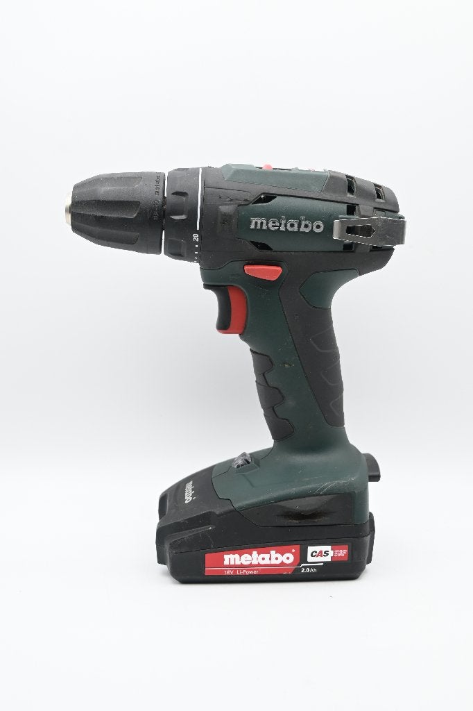 Metabo BS18 Accuboormachine BS18 2 x accu 2.0AH/Lader, Info@metabo.de, Ophalen of Verzenden, Zo goed als nieuw, Metabo-Allee 1, 72622 Nürtingen, Duitsland