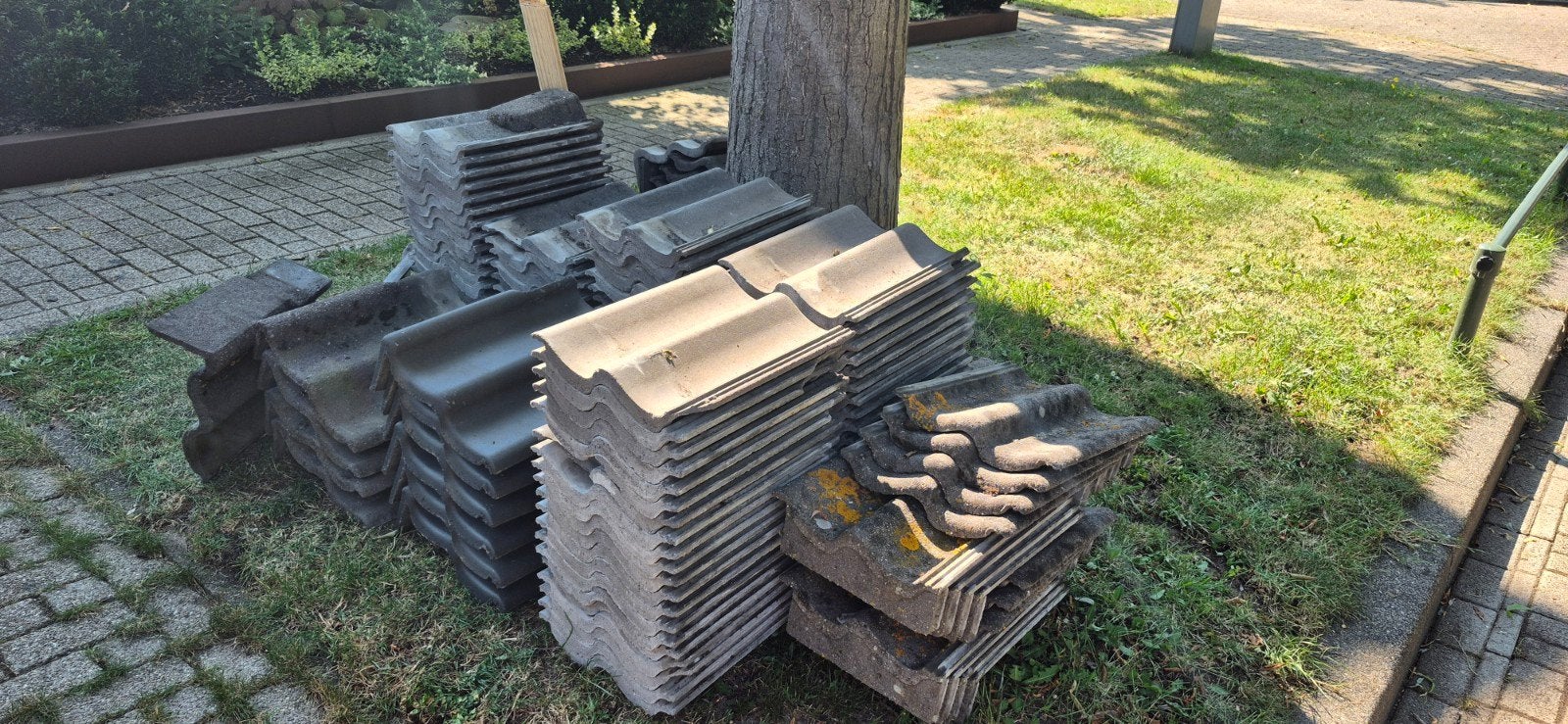 Gebruikte dakpannen, Doe-het-zelf en Verbouw, Dakpannen en Dakbedekking, Ophalen, Gebruikt, Steen of Klei, 15 m² of meer