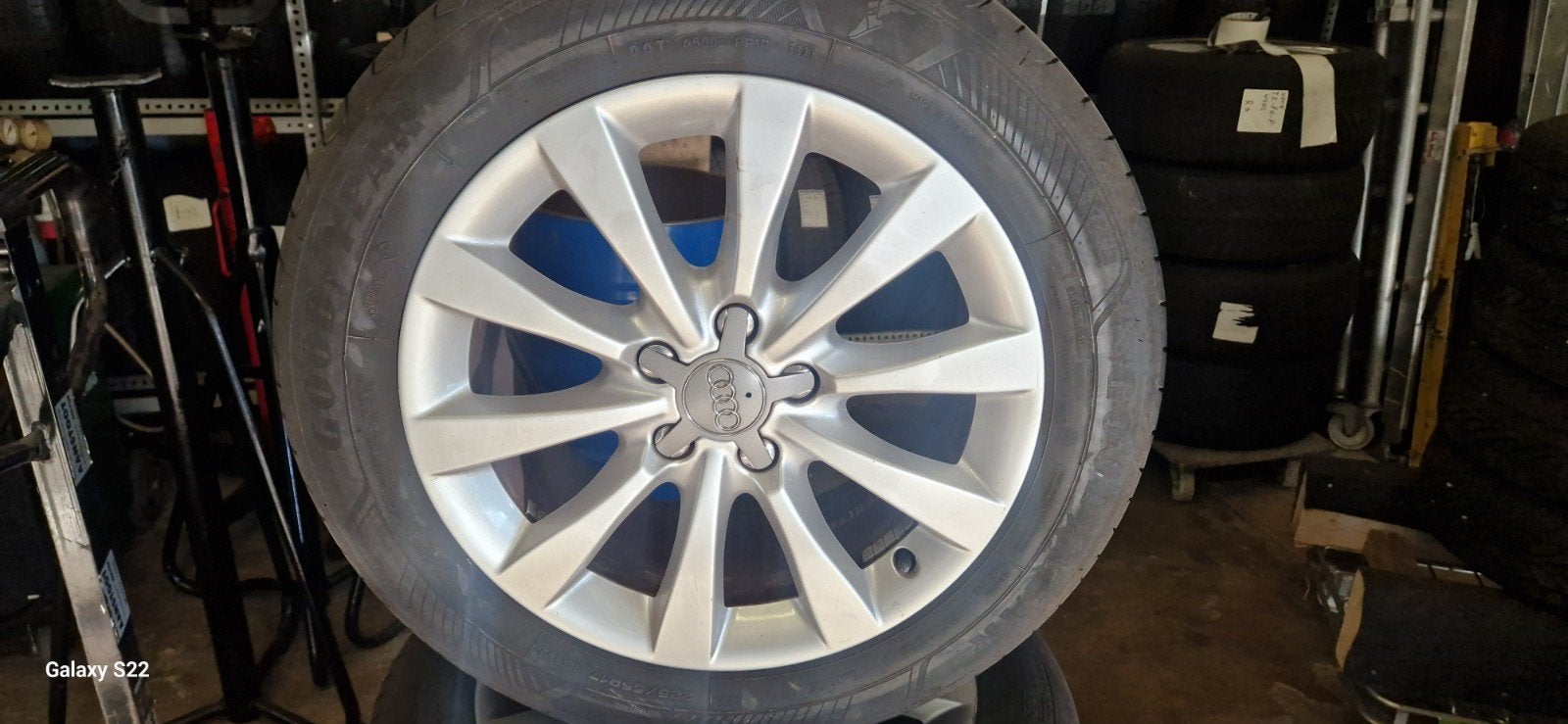 audi a6 velgen van model 2014, Auto-onderdelen, Ophalen, Gebruikt, Banden en Velgen, 17 inch
