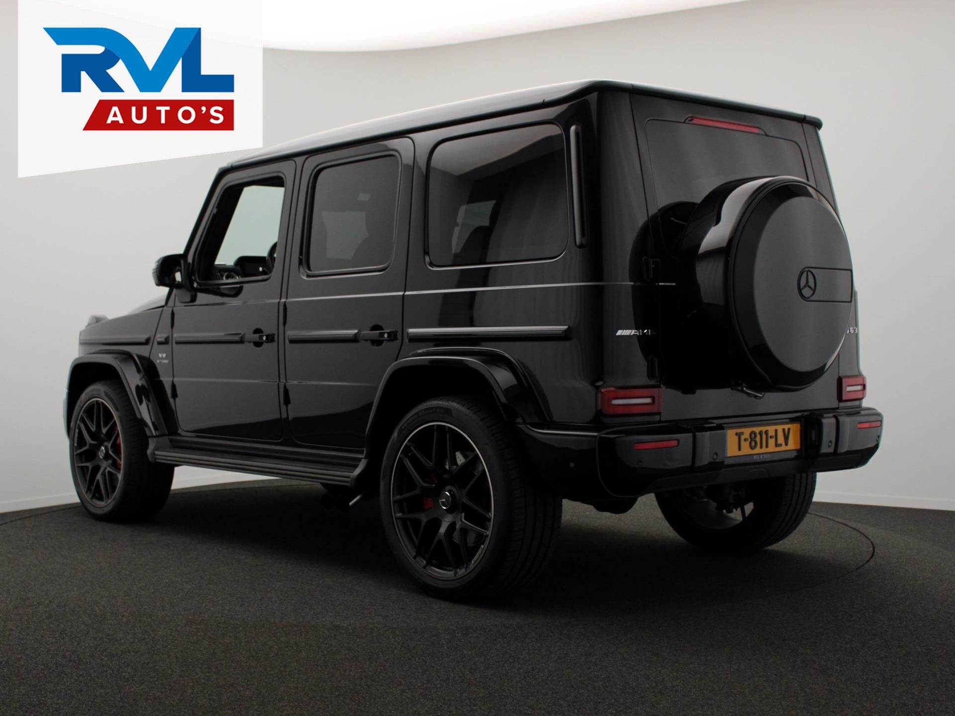 Mercedes-Benz G-klasse 63 AMG 585 PK, Burmester, Distronic/P, Auto's, Automaat, G-Klasse, Zwart, Leder