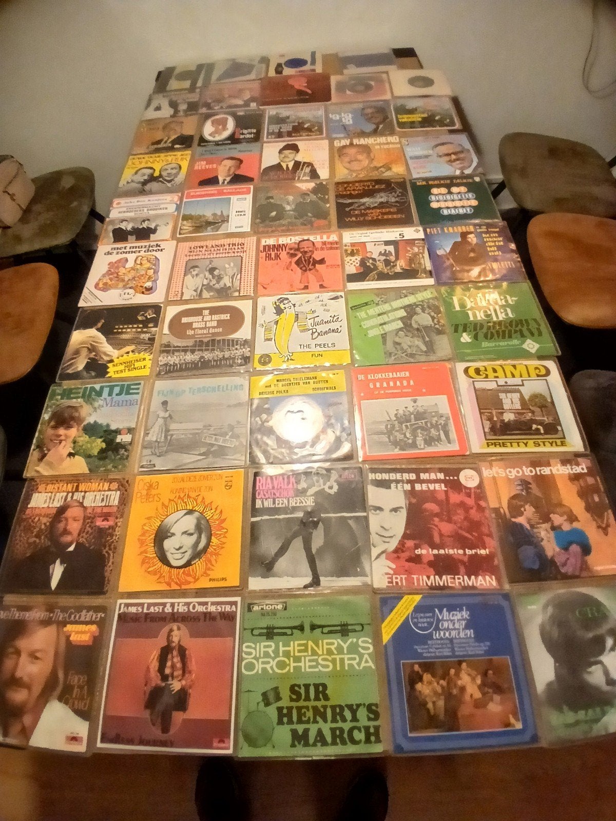 49 stuks 45 toeren platen aangeboden, Ophalen of Verzenden, Gebruikt, Overige genres