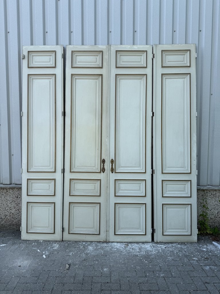 Prachtige antiek 4-luik uit 1900, Doe-het-zelf en Verbouw, La belle porte, Jurgen.hoogenboezem@gmail.com, Binnendeur, Zo goed als nieuw