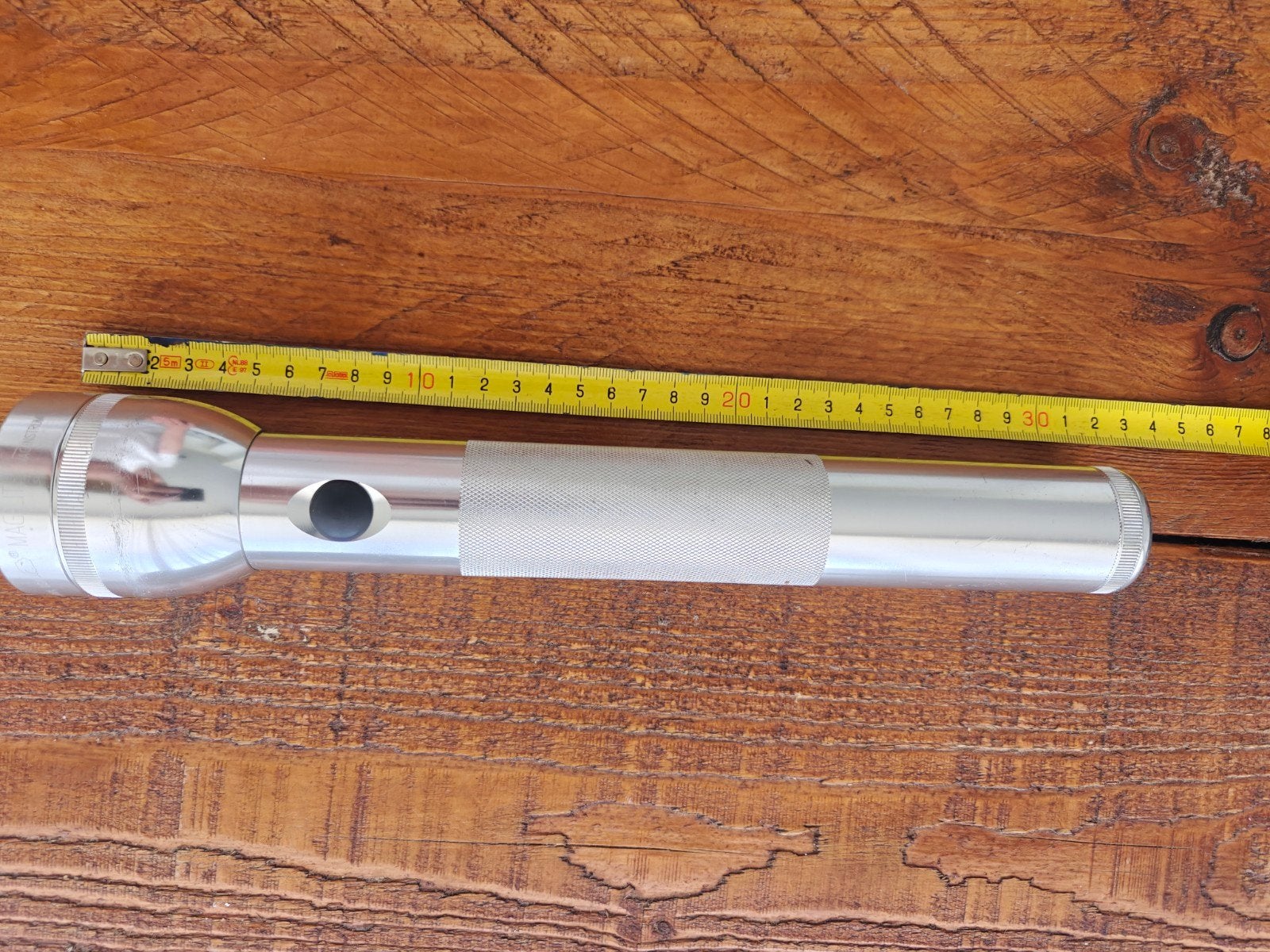 Mag-Lite zaklamp, zilverkleurig, Ophalen, Gebruikt, Batterij
