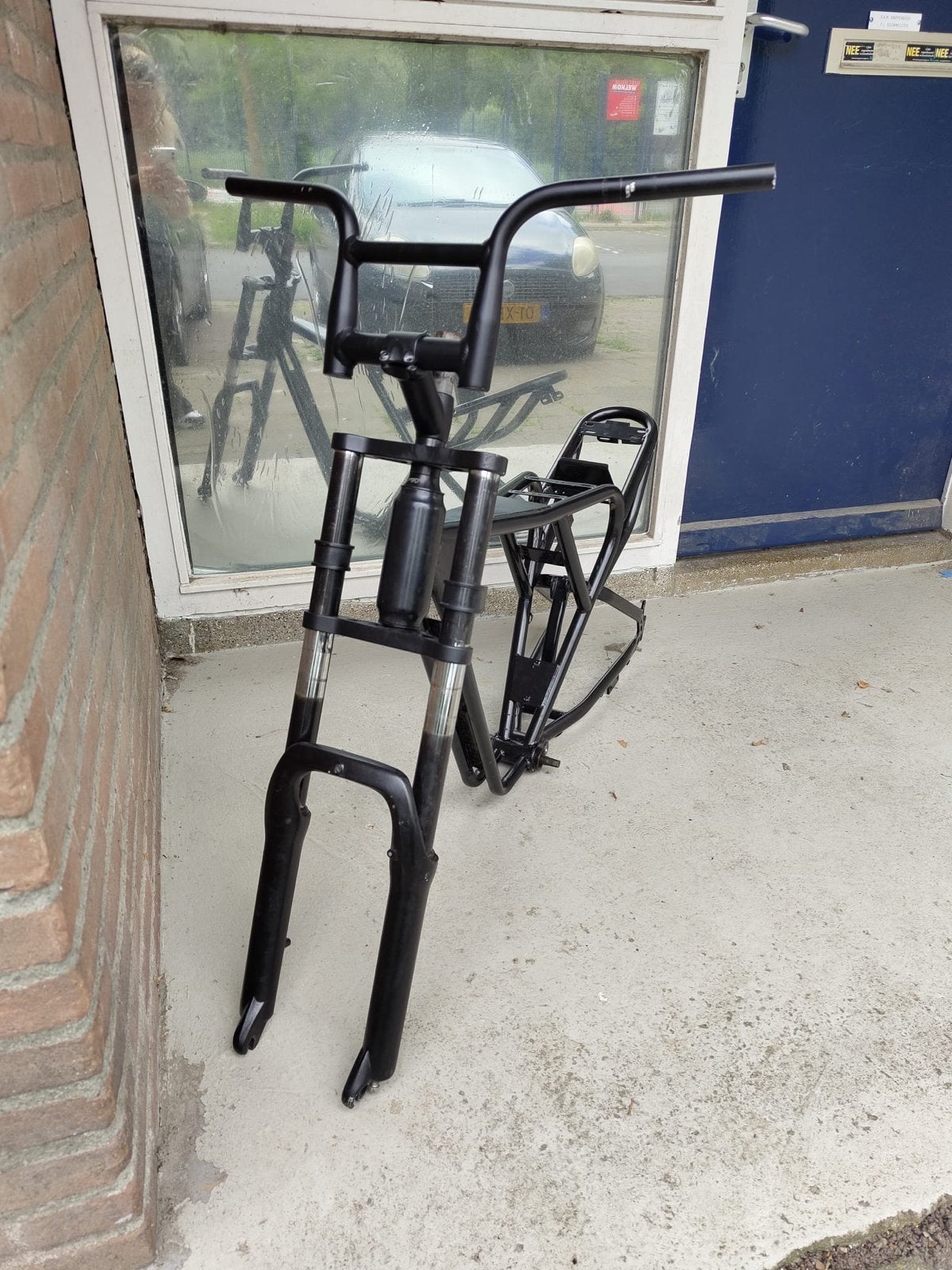 Ridstar Q20 Frame met Chrome/Zilveren Voorvork, Frame, Gebruikt, Staal, Ophalen