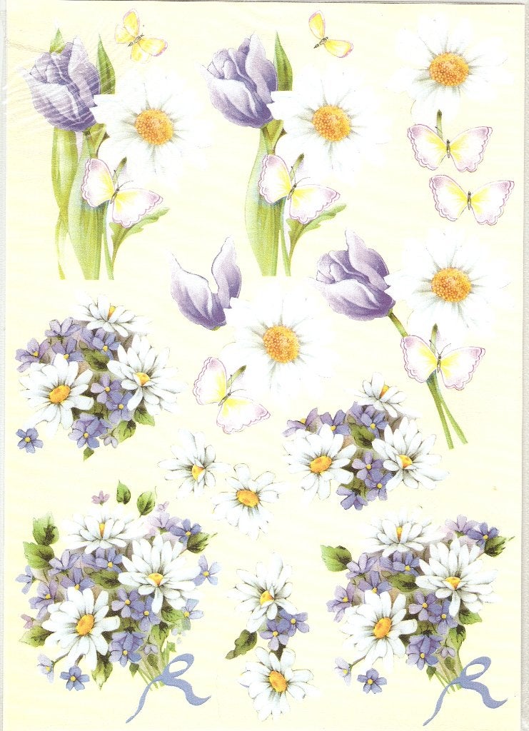 B64 knipvel bloemen, Hobby en Vrije tijd, Ophalen of Verzenden, Nieuw, Natuur, Knipvel