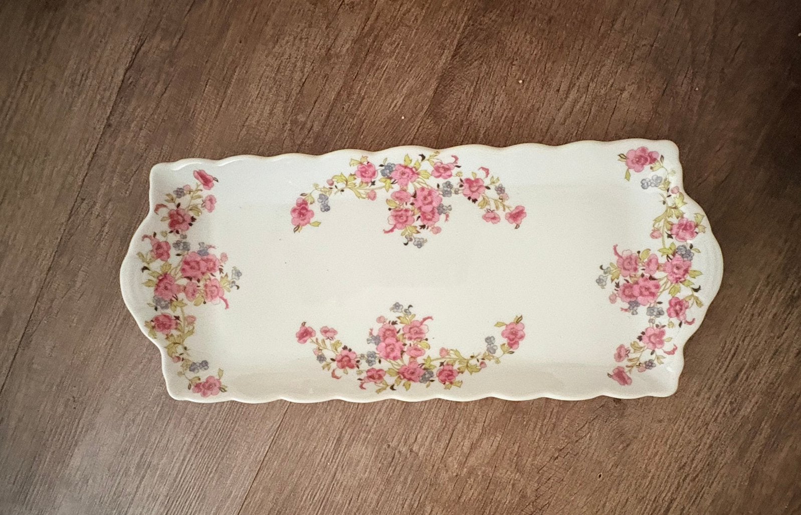 Vintage cakeschaal, Ophalen, Zo goed als nieuw, Steen/keramiek