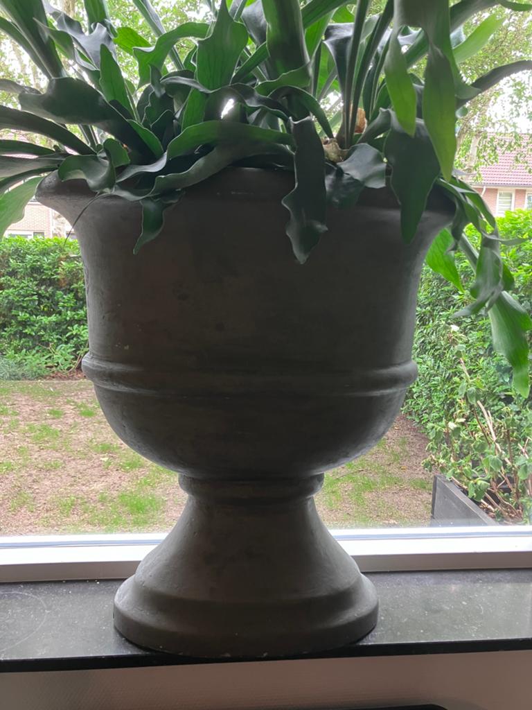 Grote landelijke bloempot., Tuin en Terras, Bloempotten, Ophalen, 40 cm of meer, Binnen, Zo goed als nieuw