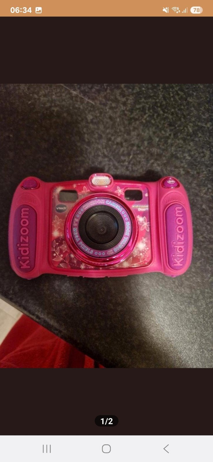 VTech Kidizoom Fototoestel Roze voor Kinderen, Ophalen, Gebruikt, 4 tot 6 jaar