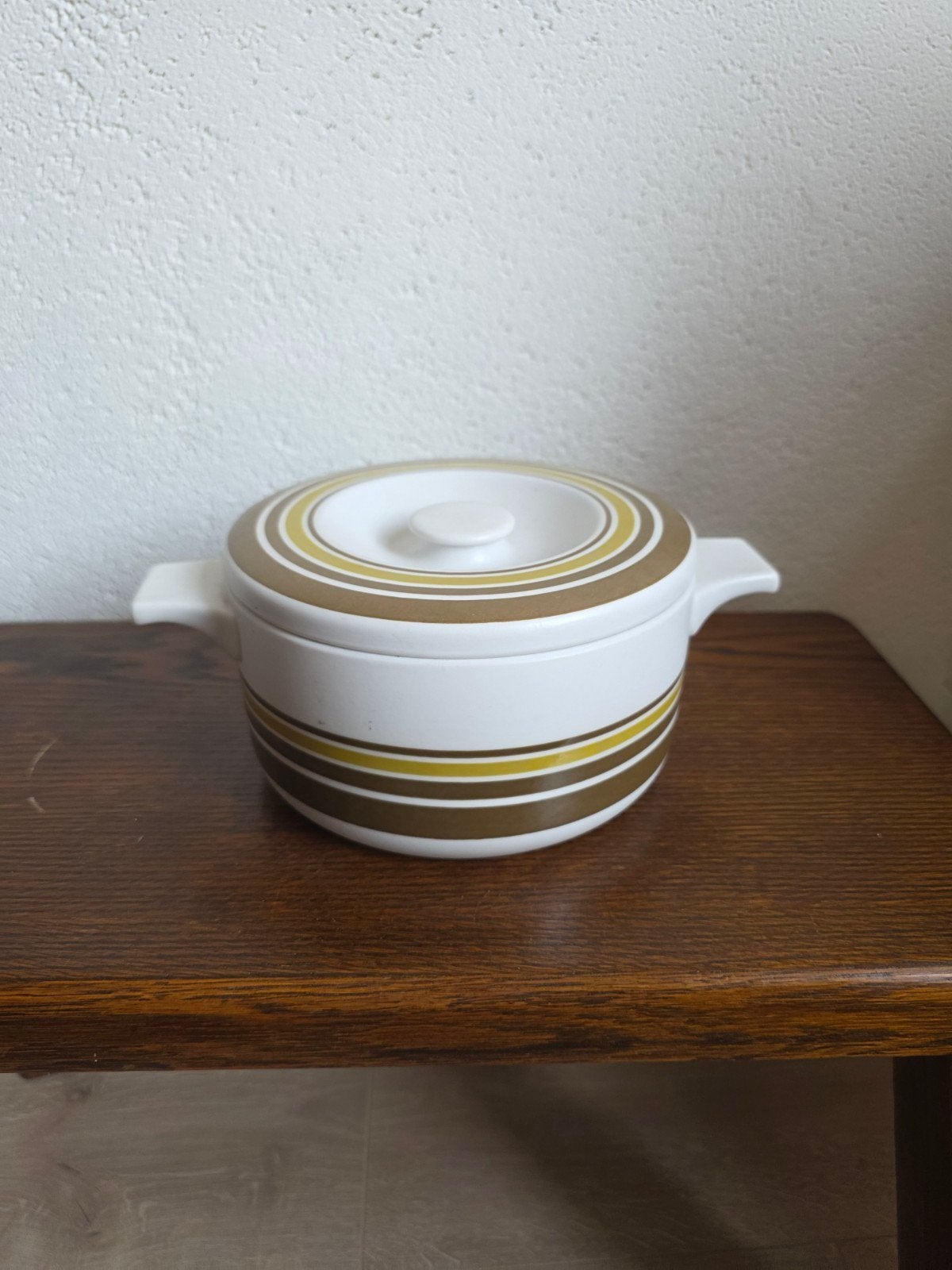 Vintage Arzberg Form 3000 vuurvaste schaal met deksel, Ophalen of Verzenden