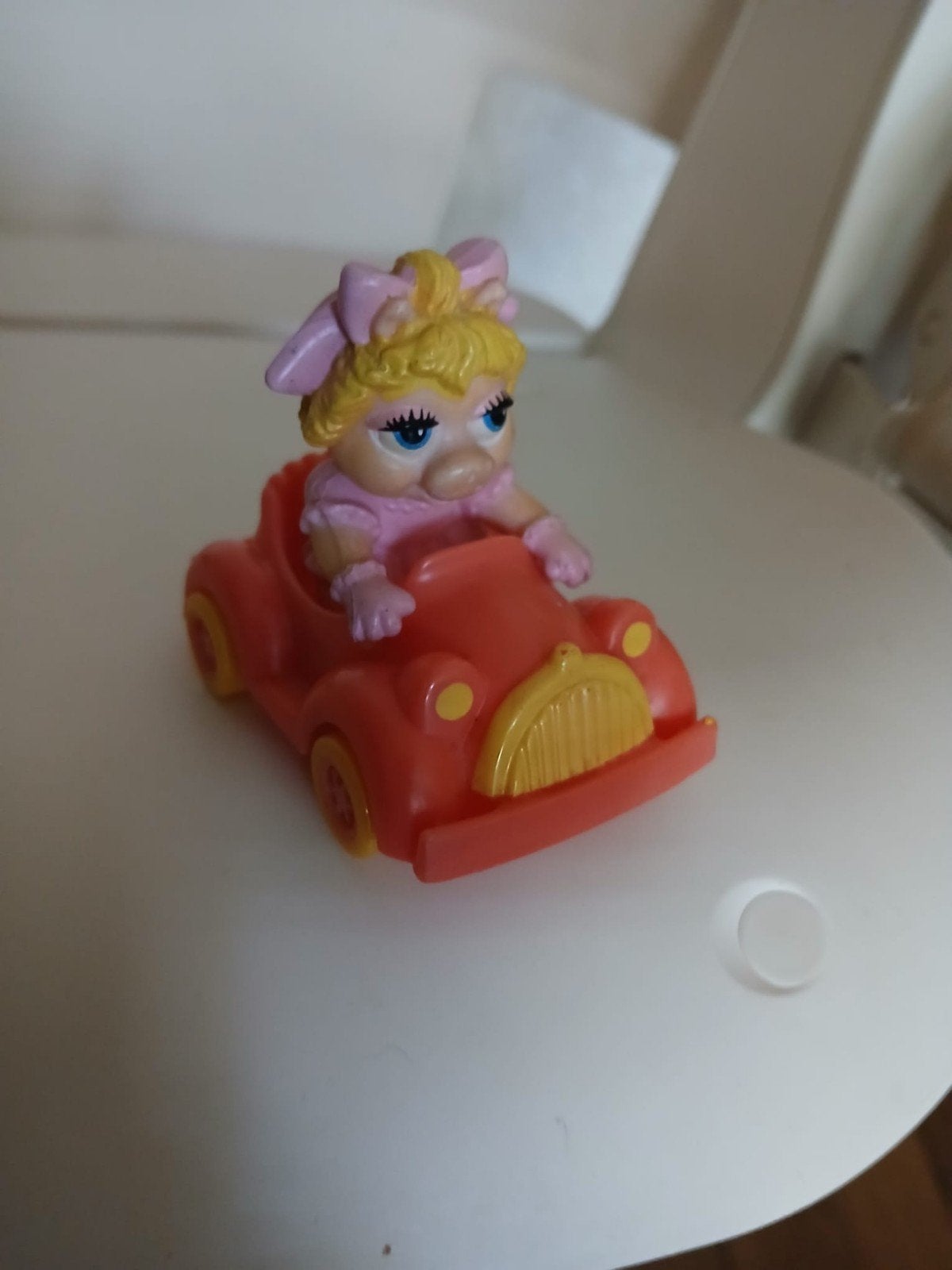 Mac Donalds Figuurtje Muppets Miss Piggy baby, Ophalen of Verzenden, Overige figuren, Gebruikt, Beeldje of Figuurtje