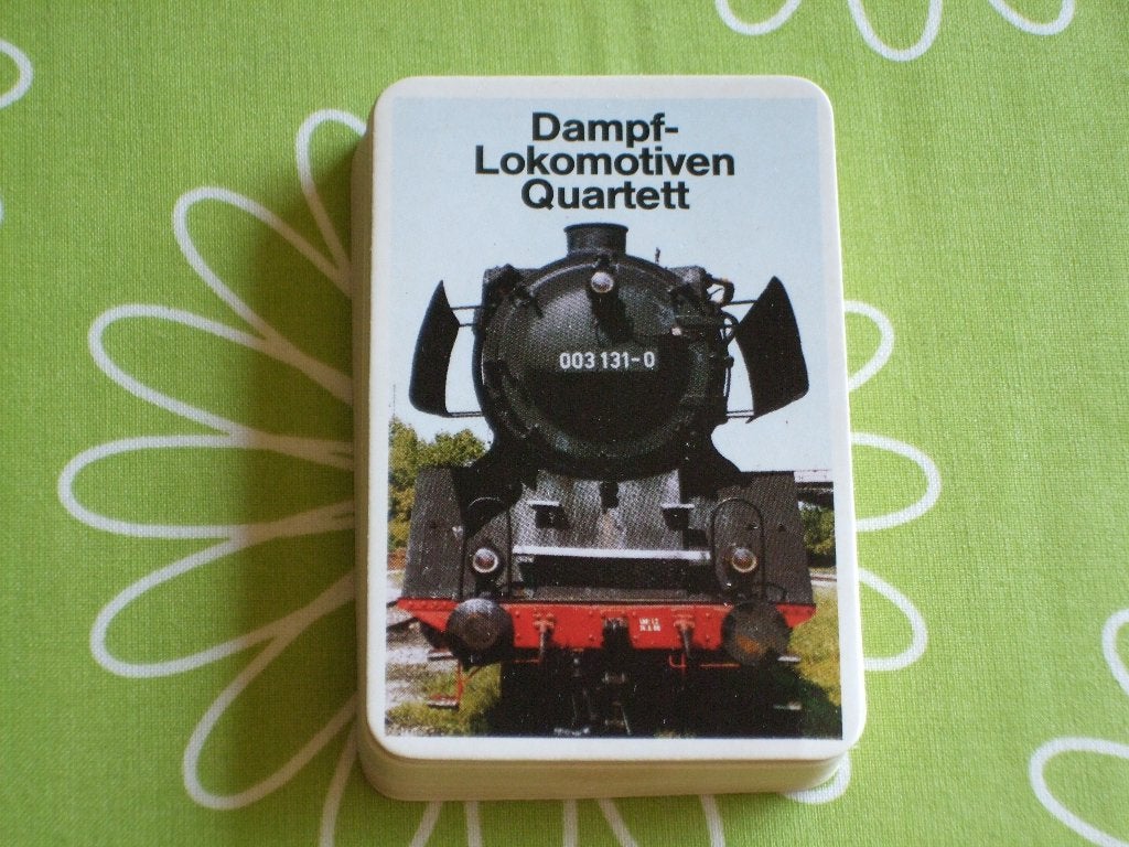 Duits Stoomlocomotieven kwartet - Dampf Lokomotieven, Ophalen of Verzenden, Zo goed als nieuw, Kwartet(ten)
